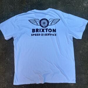 Brixton 2xl white shirt perfect